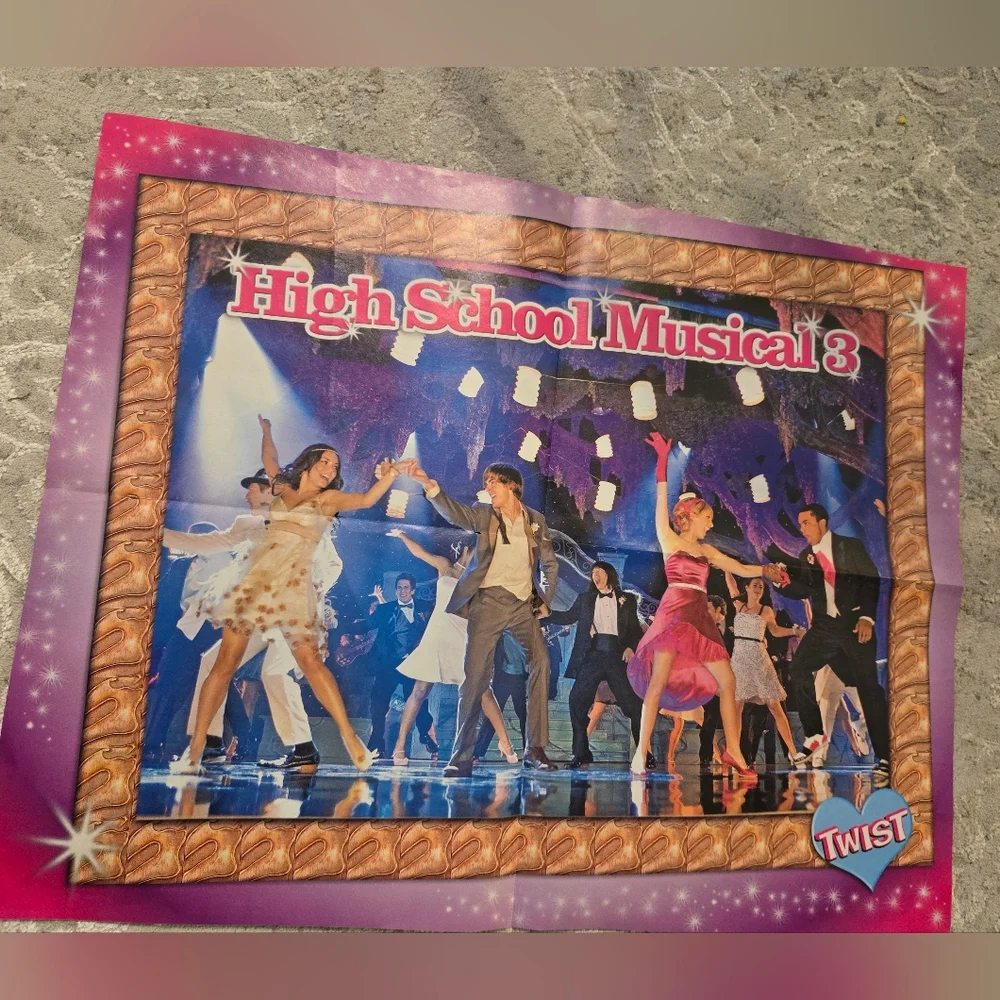 Vintage Y2k Selena Gomez / High School Musical Poster
